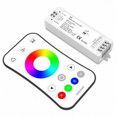 RGB контроллер 2.4G 12-24v 3x4A 3x(48-96)w без пульта